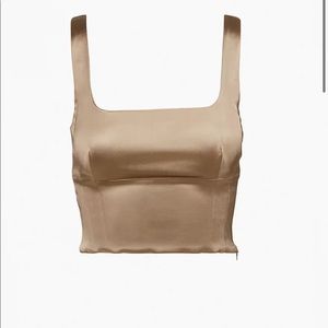 ❌SOLD❌ Aritzia Wilfred shine bustier (XS)